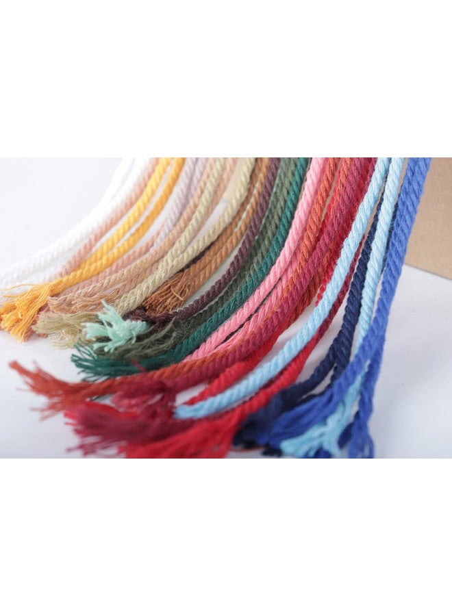 NOANTA Deep Purple Macrame Cord 2mm x 220yards, Colored Macrame Rope, Cotton Rope Macrame Yarn, Colorful Cotton Craft Cord for Wall Hanging, Plant Hangers, Crafts, Knitting - Image 2
