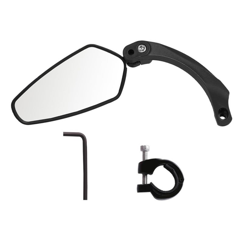 Universal Bike Rearview Mirror Left Side Glass Lens Mountain Bike Handlebar Mirror Cycling Safety - Image 2