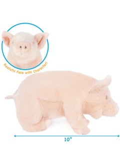 VIAHART Perla The Pig - 10 Inch Stuffed Animal Plush Piglet - By Tigerhart Toys  - Image 3
