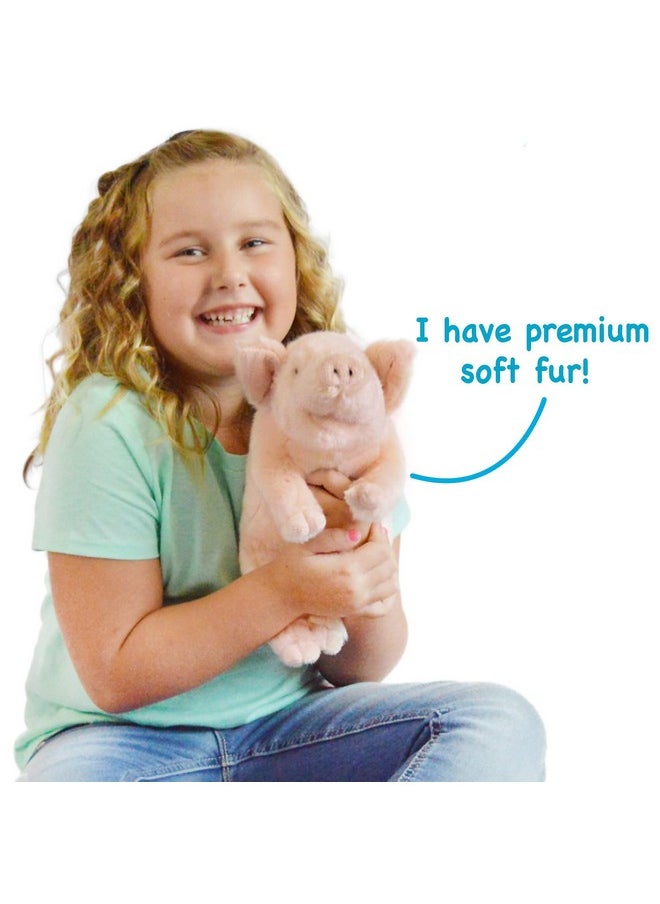 VIAHART - Perla The Pig - 10 Inch Stuffed Animal Plush Piglet - By Tigerhart Toys - Image 1