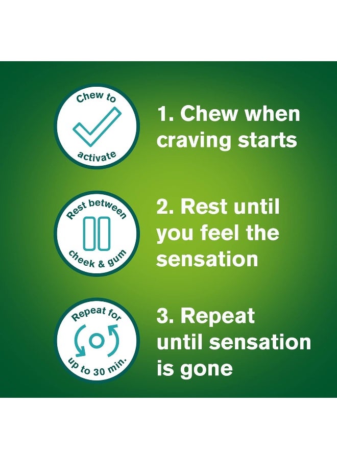 نيكوريت علكة نيكوريت بالنيكوتين 4 ملغ، بنكهة النعناع المنعش، خالية من السكر، تساعد على الإقلاع عن التدخين - 30 قطعة - Image 5