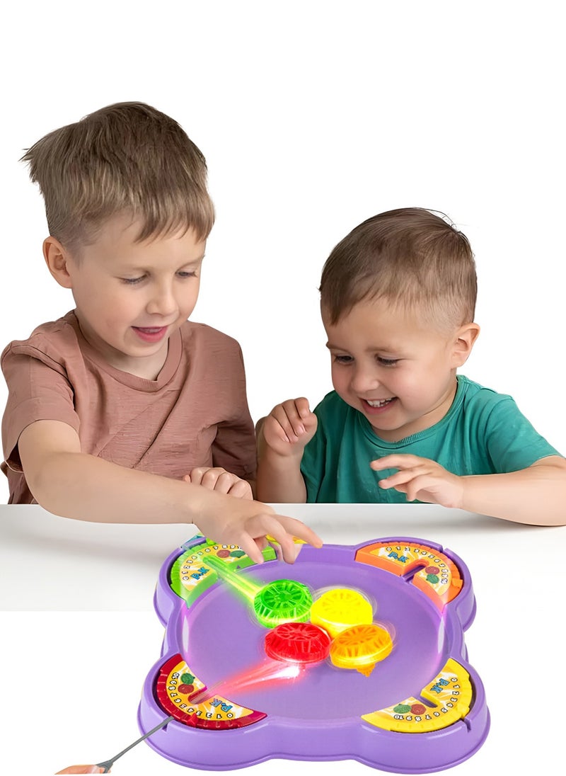 Sharpdo - Gyros Pull-Out Gyro Battle Disc Children's Parent-Child Interaction Toy Set Multiplayer Competition Against the Gyro Game Gyro Burst Gyros Battling Burst Toy - Image 1