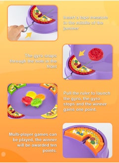 Sharpdo Gyros Pull-Out Gyro Battle Disc Children's Parent-Child Interaction Toy Set Multiplayer Competition Against the Gyro Game Gyro Burst Gyros Battling Burst Toy  - Image 5