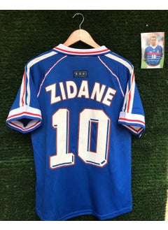 France National Team 98 World Cup Zinedine Zidane Nostalgia Jersey