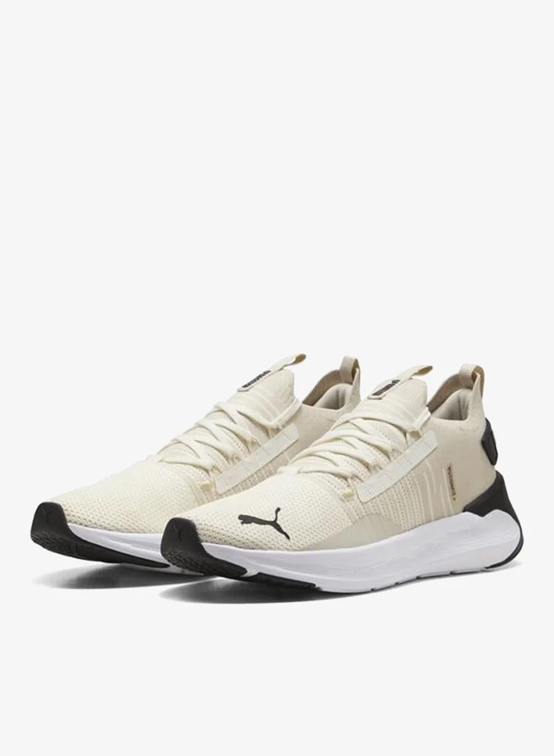 Puma Warm White-Alpine Snow-PUMA Black SOFTRIDE Symmetry Fuzion Running Shoes for Men | Best Price UAE