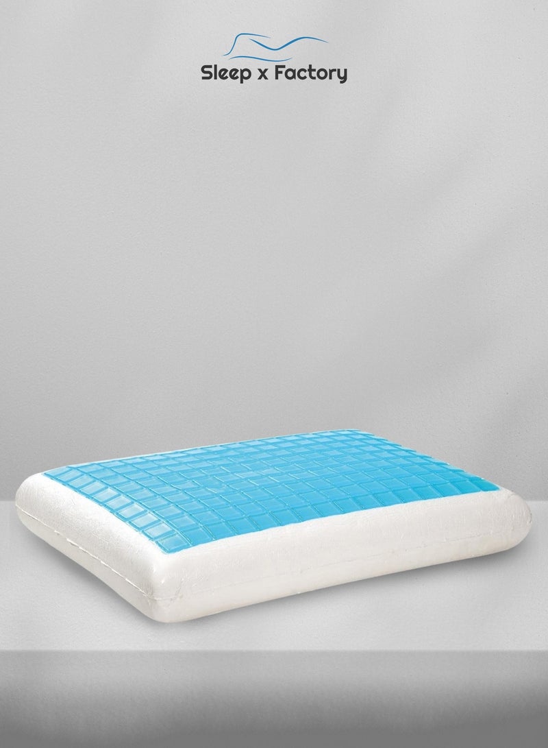 YONK Memory Foam Medical Pillow With Cooling Gel  - Image 1