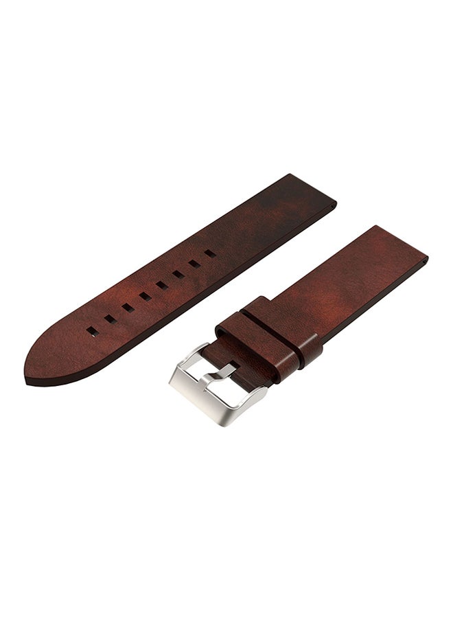 ISank Replacement Smart Watch Band For Garmin Fenix 5s Brown - Image 2
