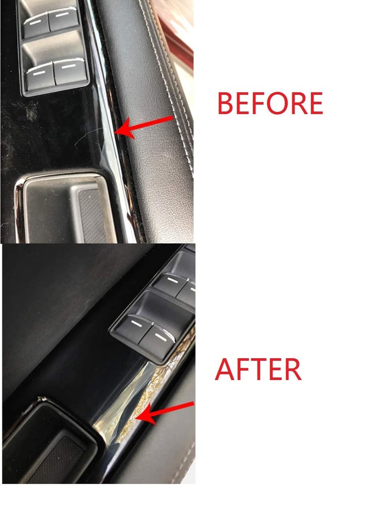 QUIXX 2019 Acrylic Scratch Remover for All Kinds of Acrylic and Plastic (50g Polish/1 Cloth/2 Sandpaper) - Image 3