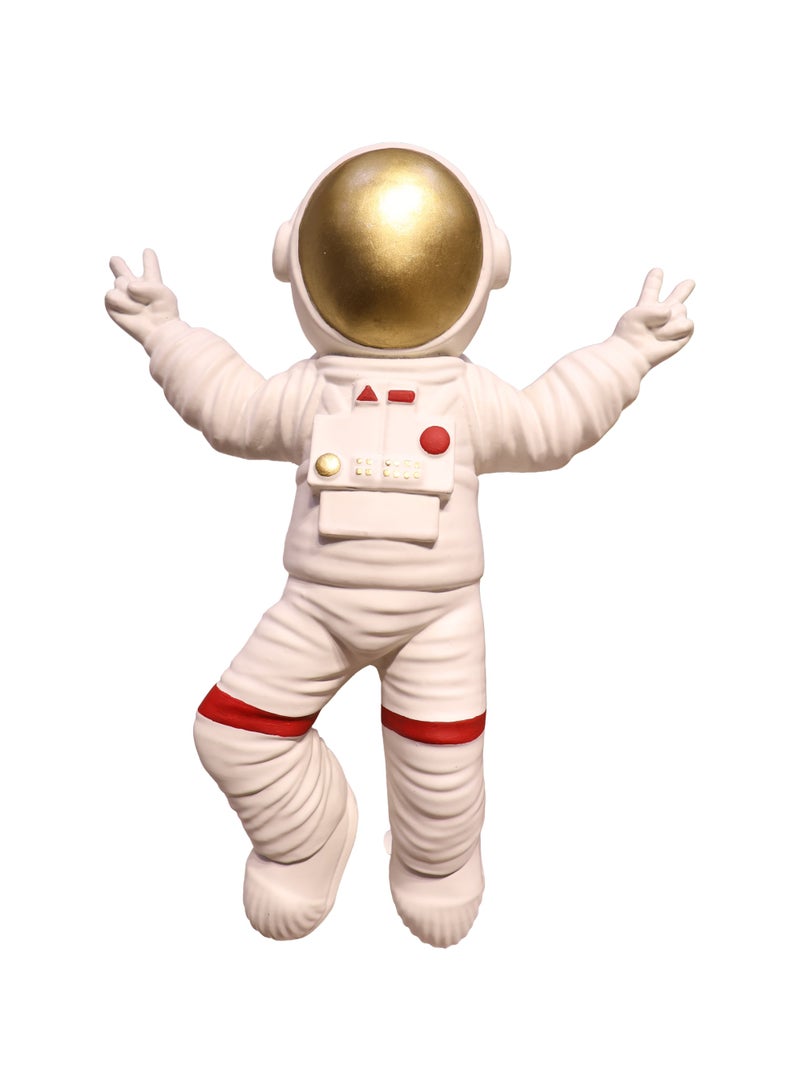 Astronaut Sculpture Set of 3, Premium Resin Figurines, 34 cm, Modern Space Theme Decor for Kids' Rooms, Offices and Nurseries - Image 4