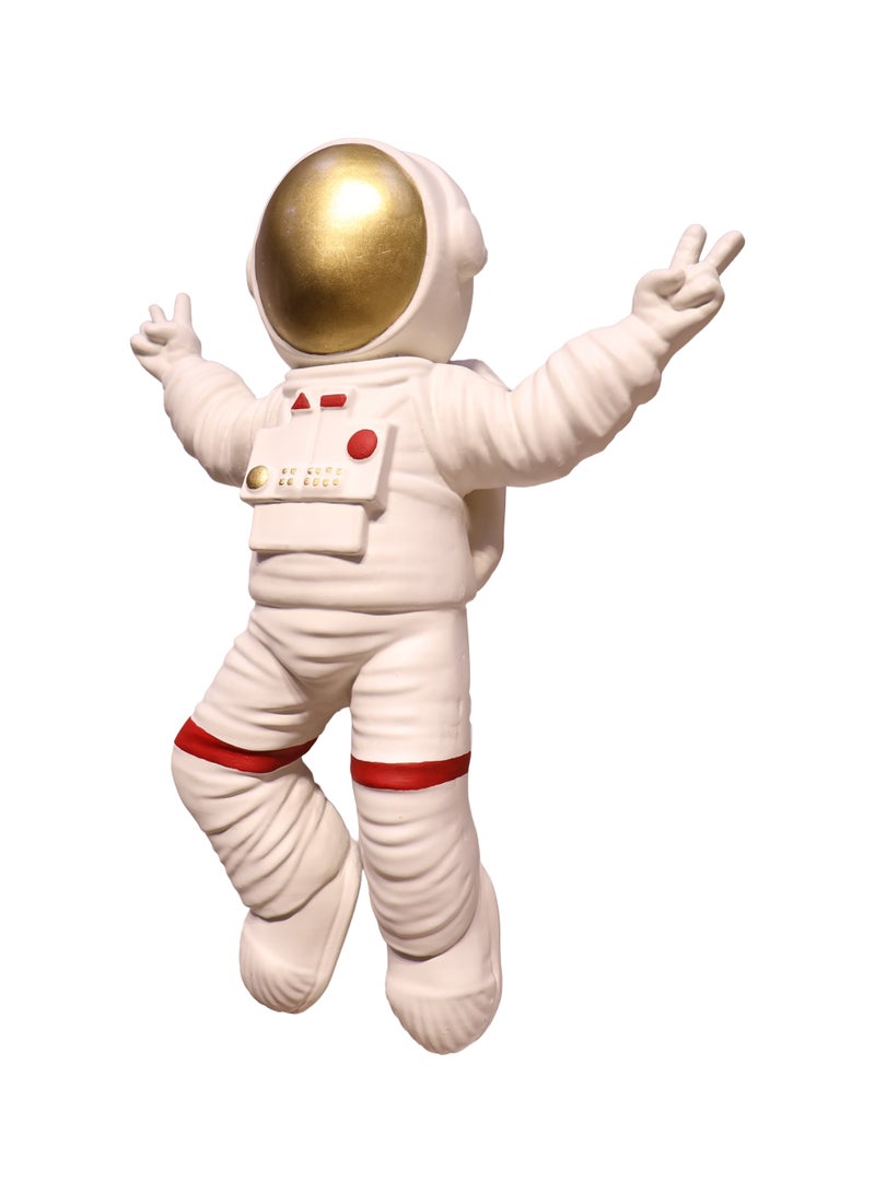 Astronaut Sculpture Set of 3, Premium Resin Figurines, 34 cm, Modern Space Theme Decor for Kids' Rooms, Offices and Nurseries - Image 3