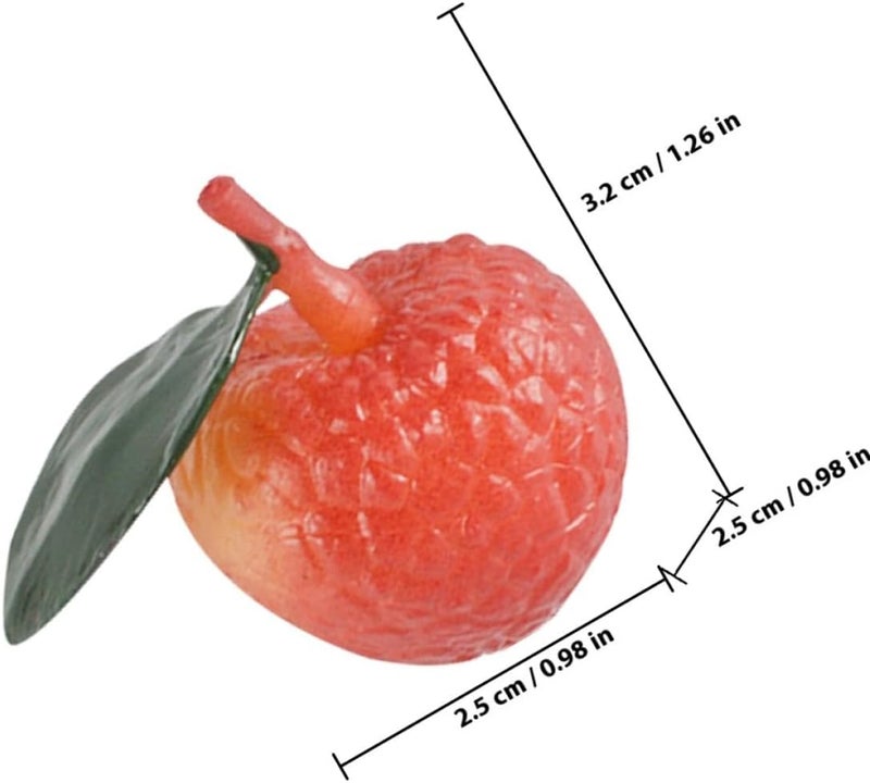 Easy assemble alternatives Wakauto Artificial Lychee Fruit Model 4pcs Small PVC Fake Lychee Decor for Photography Scene Adornment and Home Kitchen Display Year round in stock Rack friendly Timely planned dispatch Consistent steady quality Foldable Local & cross border ship compatible Compact trendy practical build Labor saving Solid anti-deform Fast intercity distribution All-round unified build Cross product combo compatible Single & bulk use compatible Full land route delivery Various fittings Long term storage compatible Fine detail Repeated use resistant selected material Trendy varied sizing alternatives Light precision processed material Multi-source stock guarantee Classic design alternatives Practical build All user group compatible - Image 2