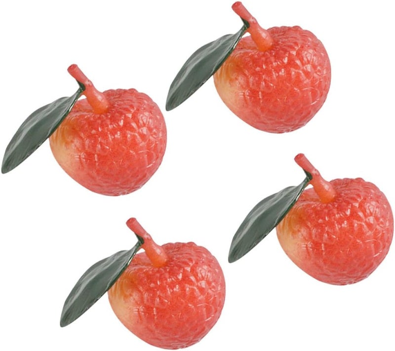Easy assemble alternatives Wakauto Artificial Lychee Fruit Model 4pcs Small PVC Fake Lychee Decor for Photography Scene Adornment and Home Kitchen Display Year round in stock Rack friendly Timely planned dispatch Consistent steady quality Foldable Local & cross border ship compatible Compact trendy practical build Labor saving Solid anti-deform Fast intercity distribution All-round unified build Cross product combo compatible Single & bulk use compatible Full land route delivery Various fittings Long term storage compatible Fine detail Repeated use resistant selected material Trendy varied sizing alternatives Light precision processed material Multi-source stock guarantee Classic design alternatives Practical build All user group compatible - Image 1