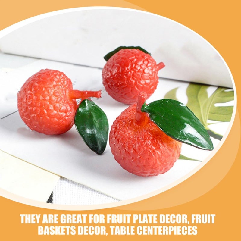Easy assemble alternatives Wakauto Artificial Lychee Fruit Model 4pcs Small PVC Fake Lychee Decor for Photography Scene Adornment and Home Kitchen Display Year round in stock Rack friendly Timely planned dispatch Consistent steady quality Foldable Local & cross border ship compatible Compact trendy practical build Labor saving Solid anti-deform Fast intercity distribution All-round unified build Cross product combo compatible Single & bulk use compatible Full land route delivery Various fittings Long term storage compatible Fine detail Repeated use resistant selected material Trendy varied sizing alternatives Light precision processed material Multi-source stock guarantee Classic design alternatives Practical build All user group compatible - Image 4