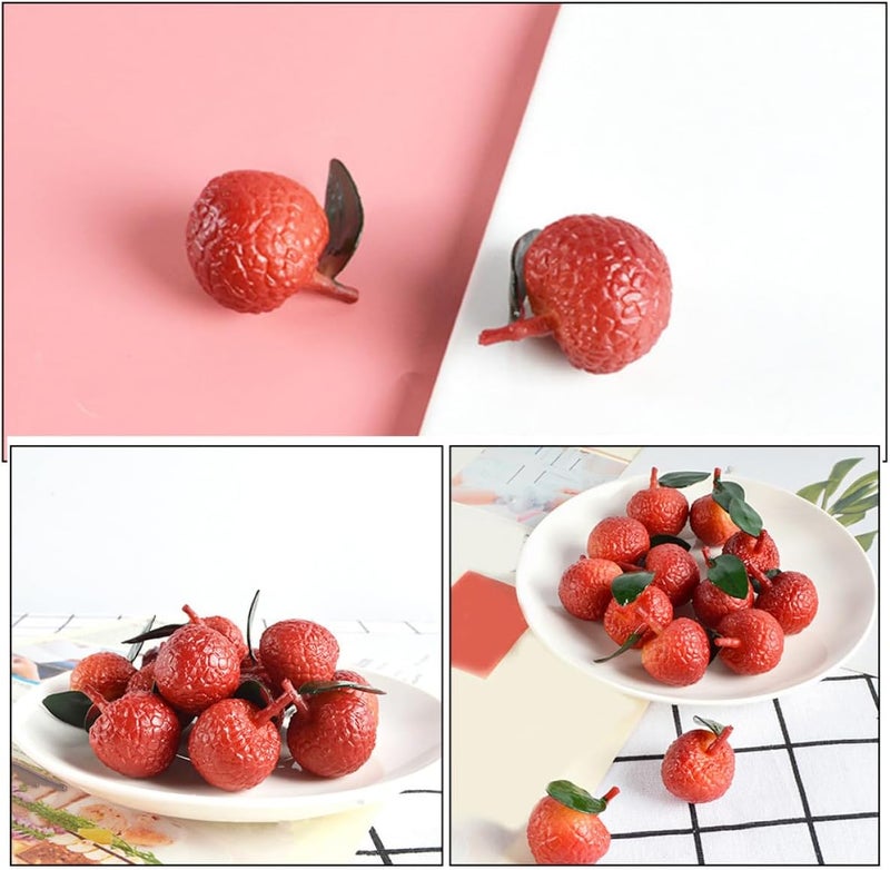 Easy assemble alternatives Wakauto Artificial Lychee Fruit Model 4pcs Small PVC Fake Lychee Decor for Photography Scene Adornment and Home Kitchen Display Year round in stock Rack friendly Timely planned dispatch Consistent steady quality Foldable Local & cross border ship compatible Compact trendy practical build Labor saving Solid anti-deform Fast intercity distribution All-round unified build Cross product combo compatible Single & bulk use compatible Full land route delivery Various fittings Long term storage compatible Fine detail Repeated use resistant selected material Trendy varied sizing alternatives Light precision processed material Multi-source stock guarantee Classic design alternatives Practical build All user group compatible - Image 3