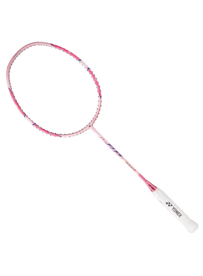 Yonex Yonex Badminton Racket, Full Carbon, Precise Ball Control, High-power Bow Arrow, Arc8, Cherry Blossom Pink, Strung At 24 Pounds, Hand Grip Included  - Image 3
