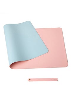 O Ozone Double-Sided Universal Desk Mat, Desktop & Keyboard Mat, Large Mouse Pad PU Leather Waterproof Mat for Office Laptops, Home Table Protector [80x40cm]  - Image 1