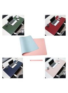 O Ozone Double-Sided Universal Desk Mat, Desktop & Keyboard Mat, Large Mouse Pad PU Leather Waterproof Mat for Office Laptops, Home Table Protector [80x40cm]  - Image 2