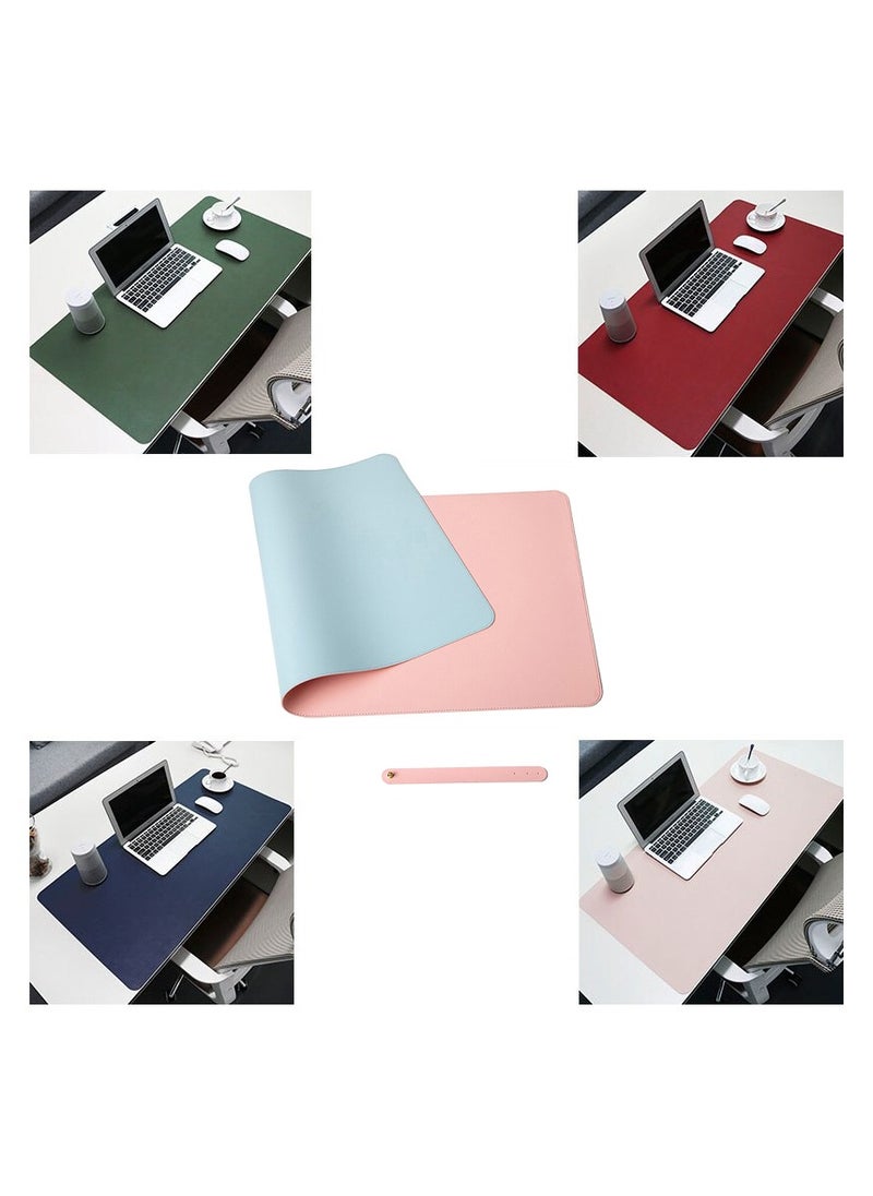 O Ozone Double-Sided Universal Desk Mat, Desktop & Keyboard Mat, Large Mouse Pad PU Leather Waterproof Mat for Office Laptops, Home Table Protector [80x40cm]  - Image 2