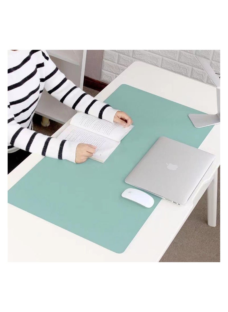 O Ozone Double-Sided Universal Desk Mat, Desktop & Keyboard Mat, Large Mouse Pad PU Leather Waterproof Mat for Office Laptops, Home Table Protector [80x40cm]  - Image 3