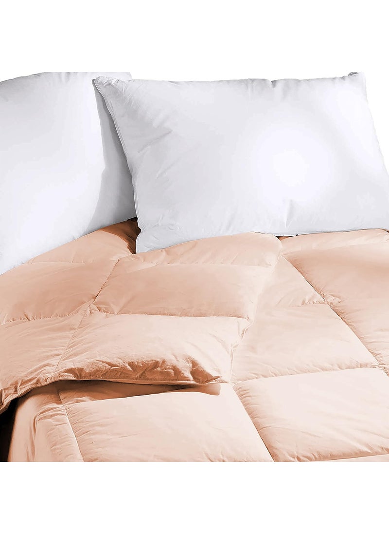 Indian Kingdom Indian Kingdom 500 GSM Winter Proof Comforter Premium Collection Quilted Comforter 90 x 100 Inches228cm x 254cm Double Bed ComforterPeach  - Image 2
