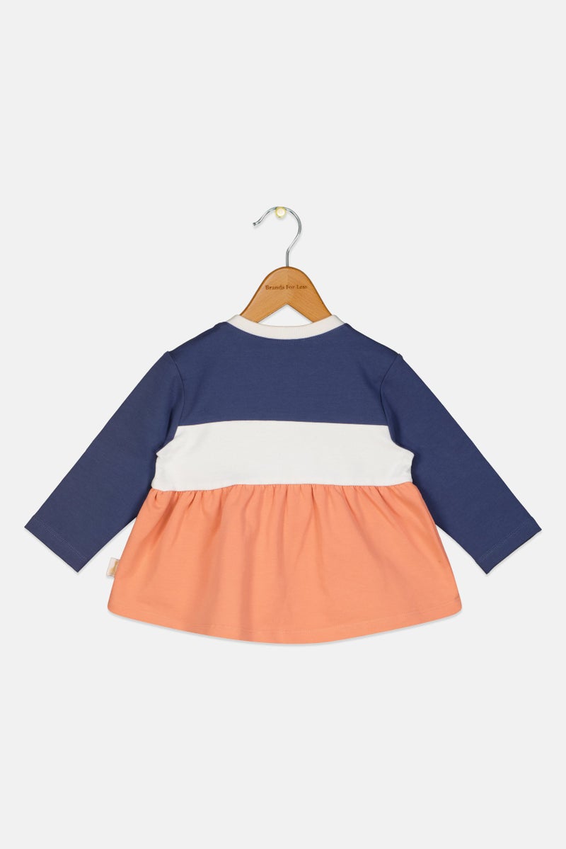 Sophie la girafe Toddlers Girl Crew Neck Long Sleeve Top, Multicolor - Image 2