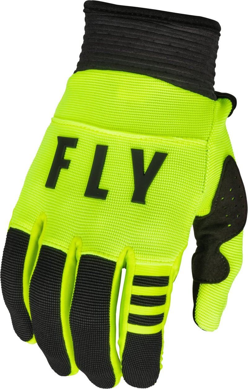 Fly Racing F16 Motocross Gloves HiVisBlack XSmall - Image 2