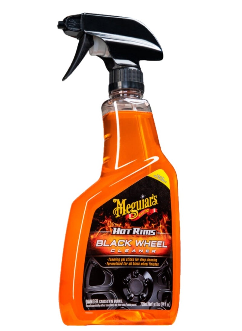 Meguiars Hot Rims Black Wheel Cleaner, Best Cleaner For Matte Black Wheels.  - Image 1