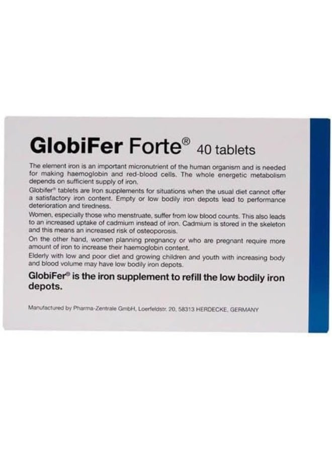 Globifer Forte Iron Supplement Tablets - Image 2