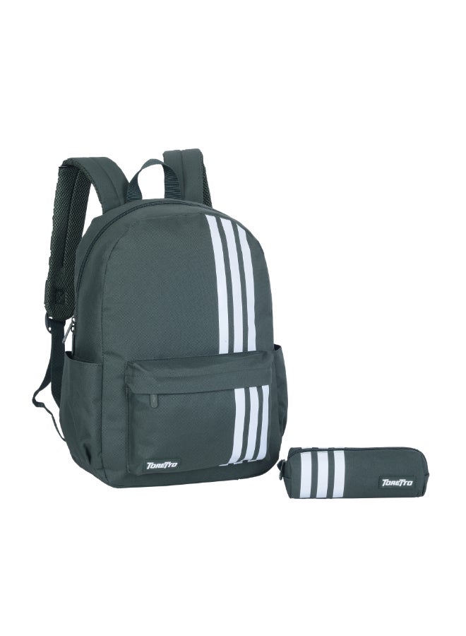 Toretto حقيبة ظهر توريطو 18" مع حقيبة أقلام - Image 1