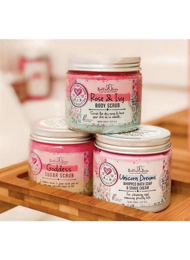 Bella and Bear - Bella & Bear Unicorn Dreams Whipped Bath Soap, SLS Free, Paraben Free, Cruelty-Free, Vegan Body Wash And Shave Cream, 6.7oz - Image 1