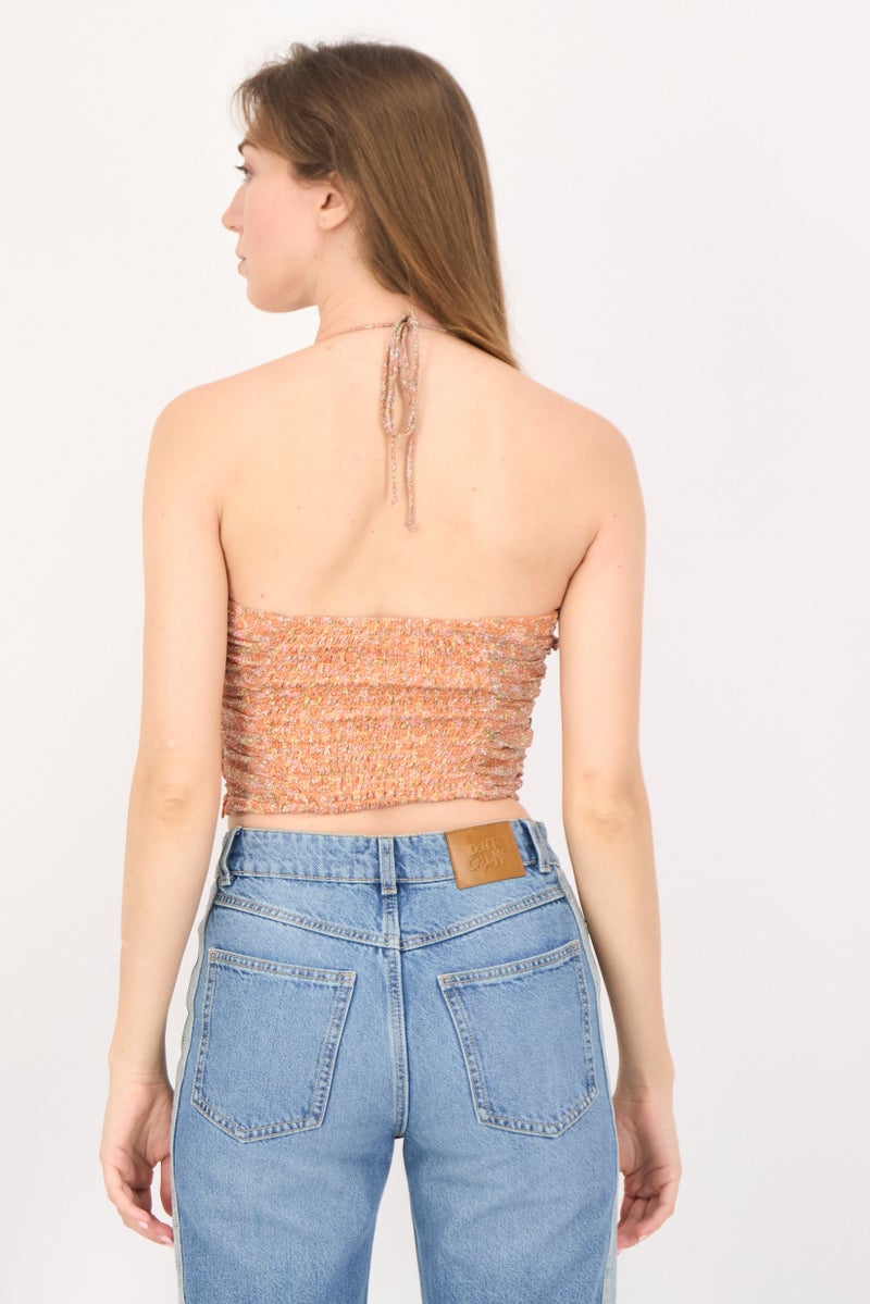 Lefties بلوزة نسائية بدون أكمام بتصميم طباعة زهور، متعددة الألوان - Image 3