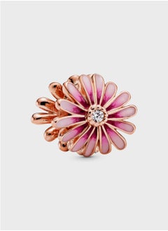 Pink Daisy Flower Charm
