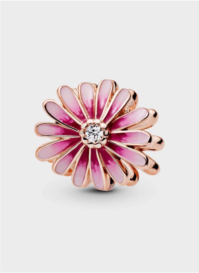 PANDORA - Pink Daisy Flower Charm - Image 1