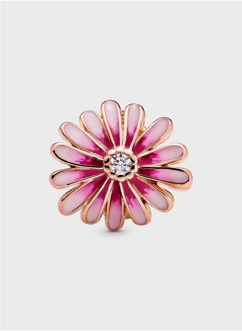 PANDORA - Pink Daisy Flower Charm - Image 1