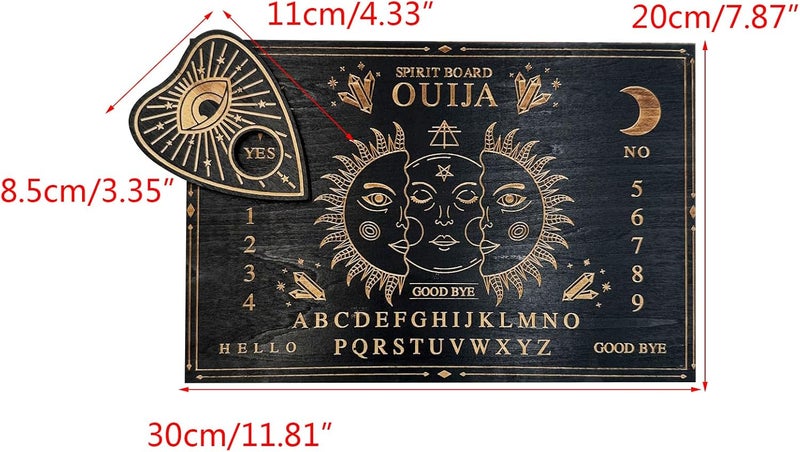 Divination Dowsing Board Metaphysical Message Board Wood Wiccan Decision Making Board Wood Pendulum Board Dowsing Divination Board Wood Pendulum Board Dowsing Divination Wood Board - Image 4