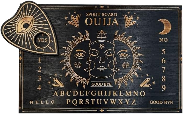 Divination Dowsing Board Metaphysical Message Board Wood Wiccan Decision Making Board Wood Pendulum Board Dowsing Divination Board Wood Pendulum Board Dowsing Divination Wood Board - Image 2