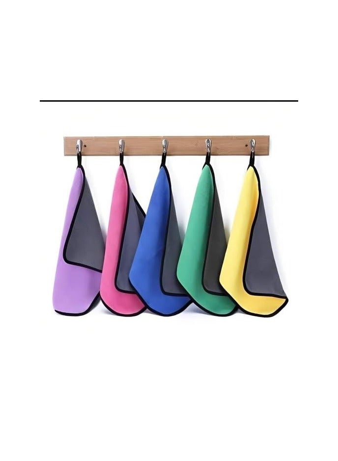 3 قطع فوطه مايكروفايبر وجهين متعددة الالوان - Image 1