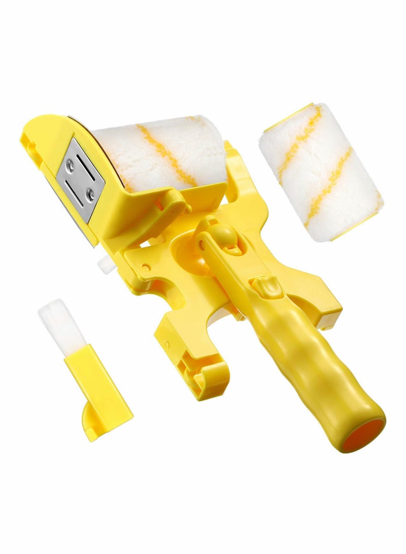 Y&D Paint Edger Roller Brush, Multifunctional Hand-Held Clean-Cut Brush Combo Kit with Extra 2 Replacement for Home Room Wall Ceiling Indoor Outdoor Painting  - Image 1
