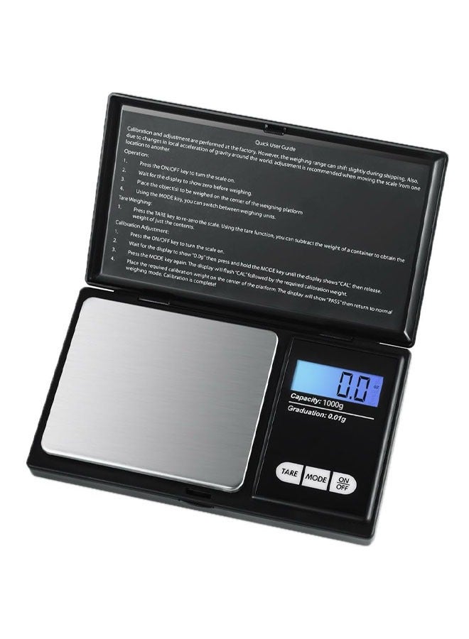 Digital Gram Scale, 1kg 0.01g/0.001oz Weight Scale Gram and Ounce, Electronic Smart Mini Pocket Scale, for Grain, Gold, Jewelry, Power, LCD Display, Tare, Auto Off - Image 1