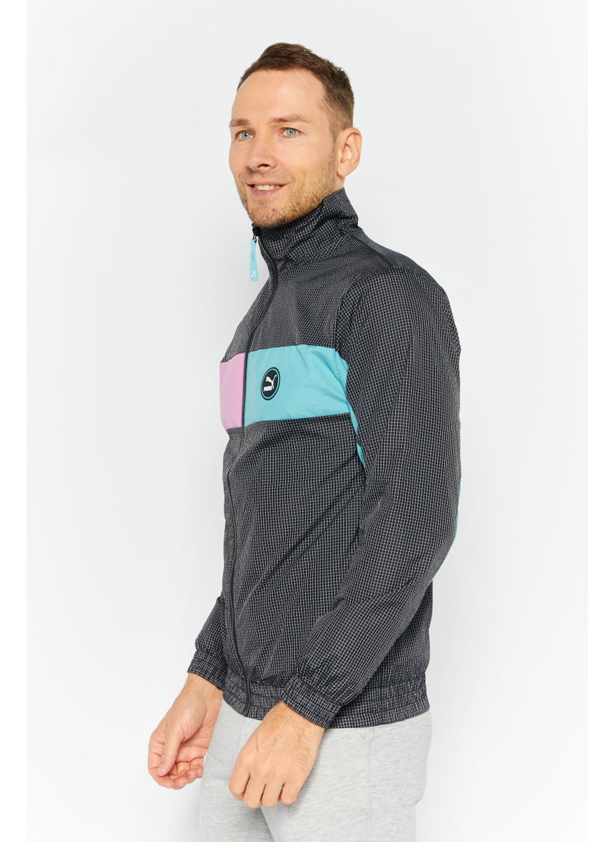 PUMA Men Sportswear Fit Long Sleeve Outdoor Jacket, Black Combo  - Image 4