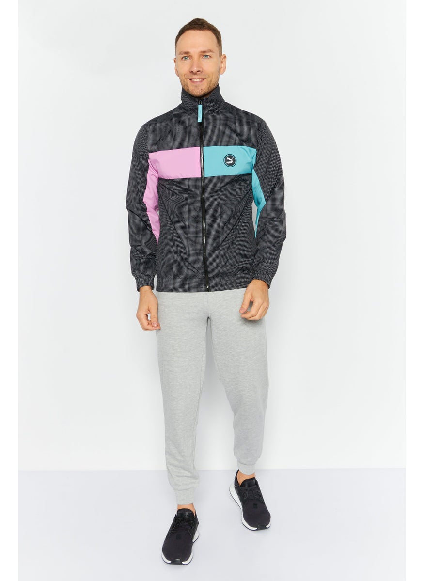 PUMA Men Sportswear Fit Long Sleeve Outdoor Jacket, Black Combo  - Image 2