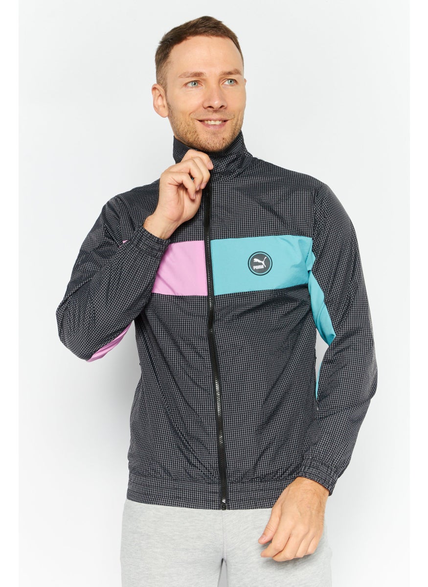 PUMA Men Sportswear Fit Long Sleeve Outdoor Jacket, Black Combo  - Image 1