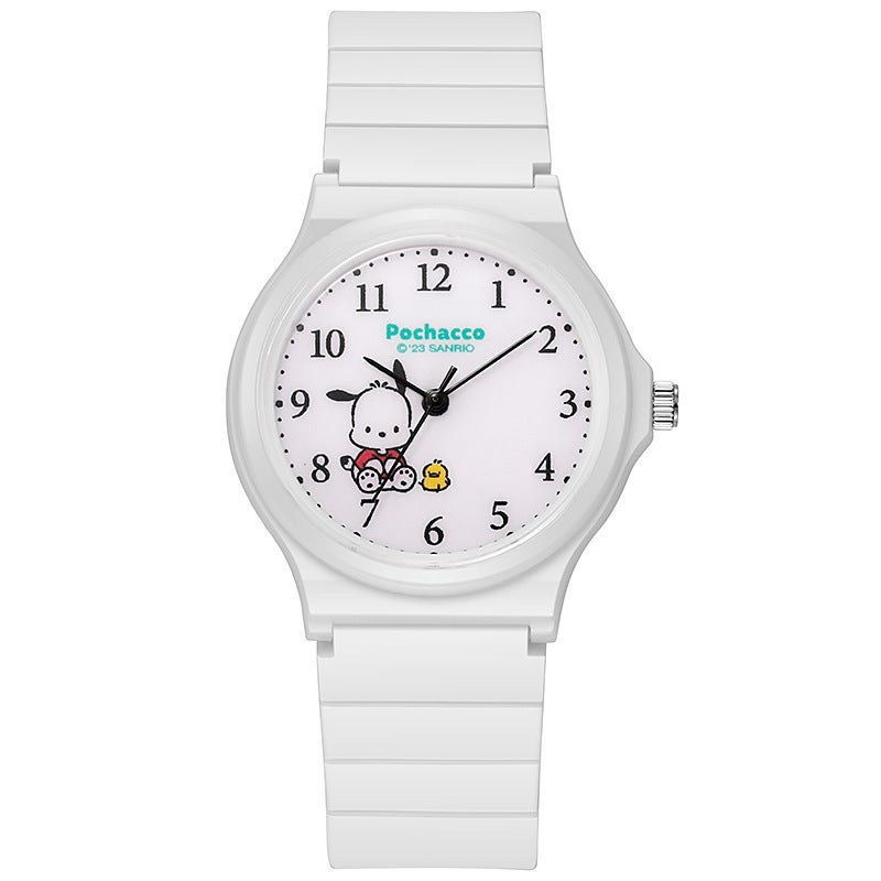 New Sanrio Cartoon Kids Watch Cute Silent Quartz Mint Green  - Image 4