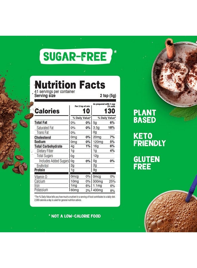 Pyure Organic Chocolate Drink Mix with Cocoa by Pyure | Sugar-Free, Keto, 1 Net Carb | 7.23 Ounce - Image 4