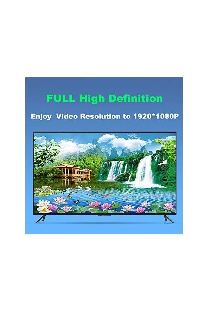 FUJISHKA VGA to HDMI Converter with Audio & USB Power – 1080p, 25cm, - Image 3