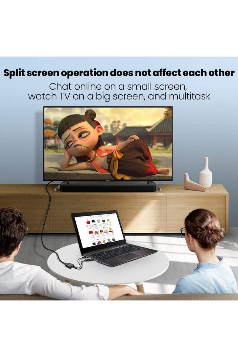 FUJISHKA VGA to HDMI Converter with Audio & USB Power – 1080p, 25cm, - Image 4