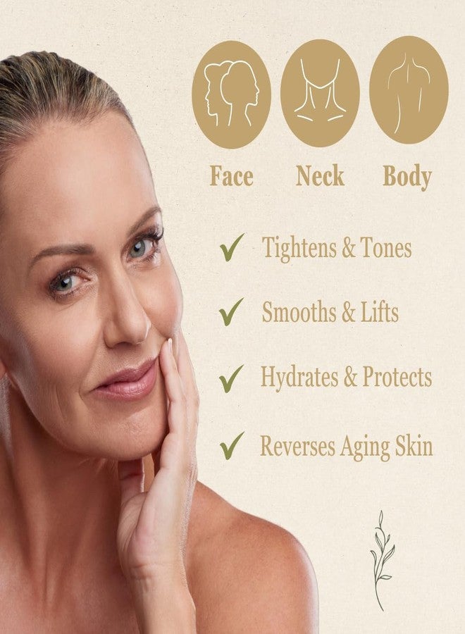 NutraVive Crepe Repair Cream - Anti-Aging Treatment - 8.1 Oz - Restore, Lift, Tighten & Smooth - Collagen Boosting Body, Neck & Face - Crepey Skin Cream for Aging Skin - Image 3