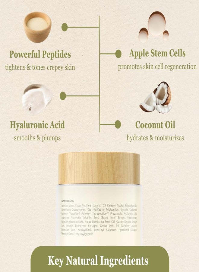 NutraVive Crepe Repair Cream - Anti-Aging Treatment - 8.1 Oz - Restore, Lift, Tighten & Smooth - Collagen Boosting Body, Neck & Face - Crepey Skin Cream for Aging Skin - Image 2