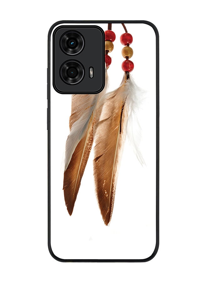 Stylizedd For Motorola Moto G24 / G24 Power Case,Slim fit Camera Protection, Shockproof Thin Phone cover - Chief Longfeathers - Image 1