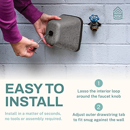 HOME INTUITION غطاء صنبور خارجي من فوم هوم إنتويشن، عبوة 2 - Image 4